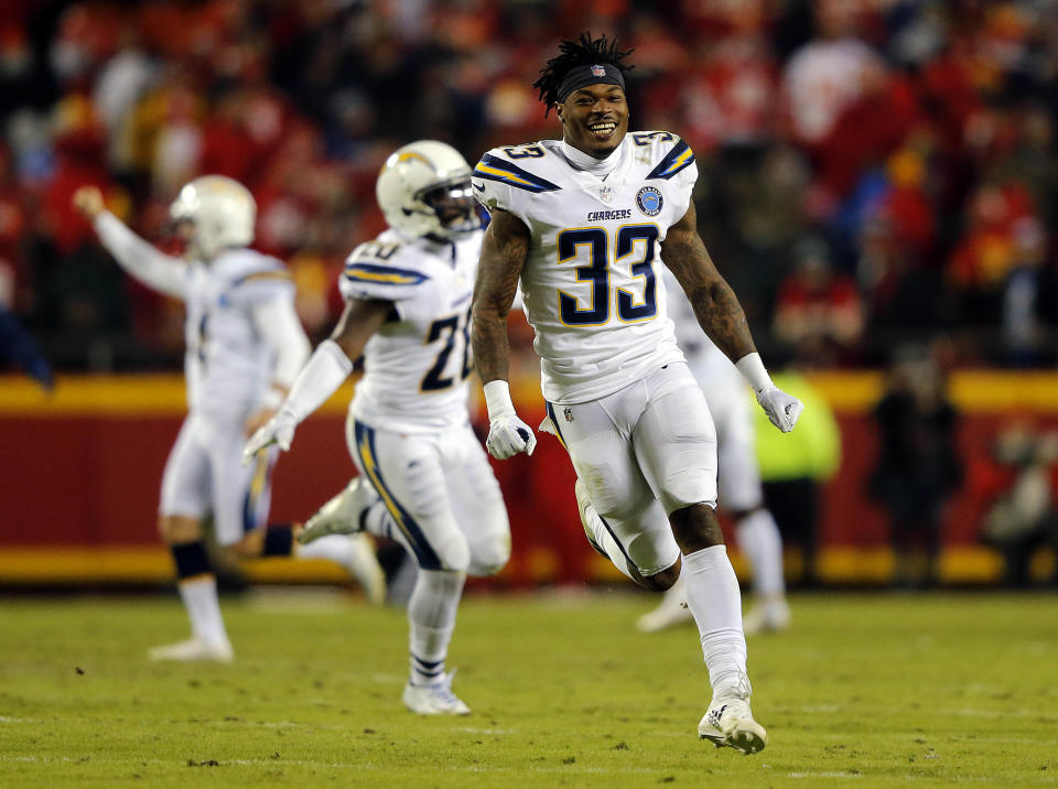 The Chargers’ Derwin James made the Pro Bowl as a rookie this season. (Getty Images)