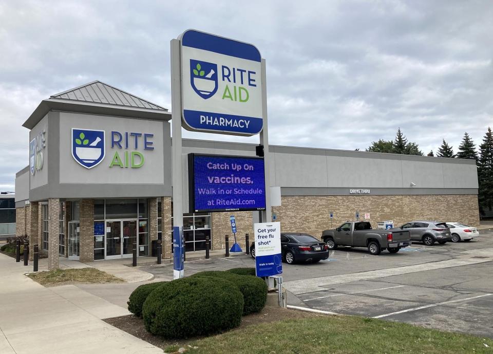 A Rite Aid in Erie, Pennsylvania, was one of two in the region to close in October as the chain pharmacy negotiates with creditors on a bankruptcy plan.