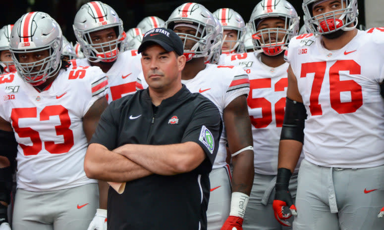 Ohio State football coach Ryan Day.