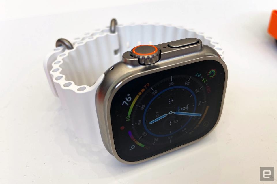 <p>Our first look at Apple's rugged Watch Ultra.</p> 