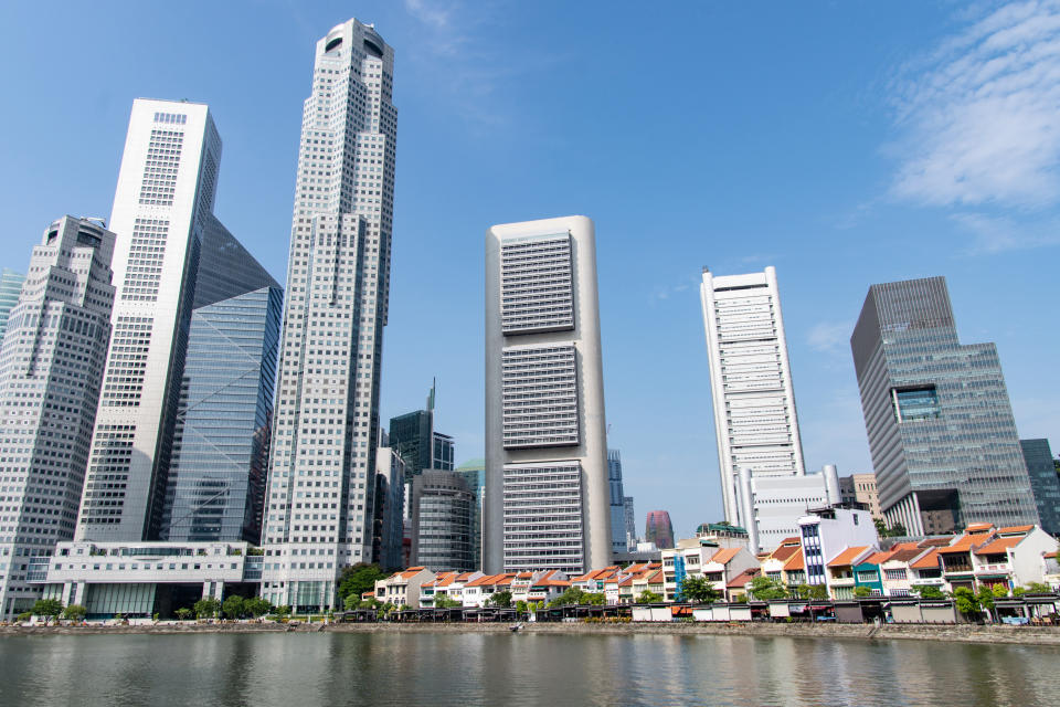 Office buildings along Singapore River. (PHOTO: Getty Creative)