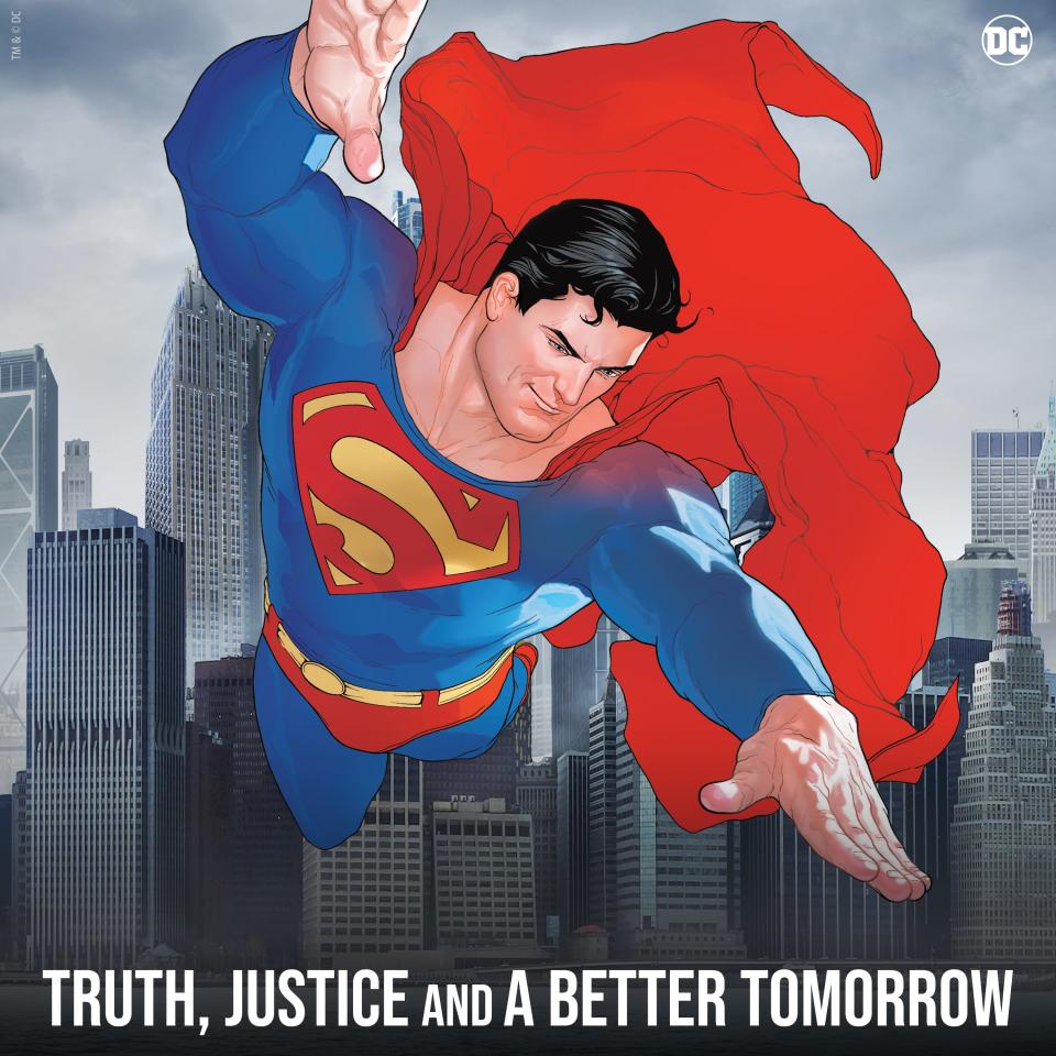 New Superman motto announced Oct. 16, 2021: 'Truth, Justice and A Better Tomorrow.'