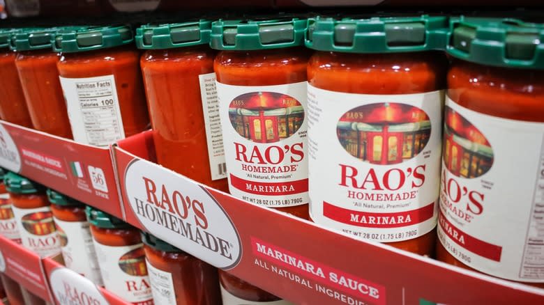 jars of Rao's homemade marinara
