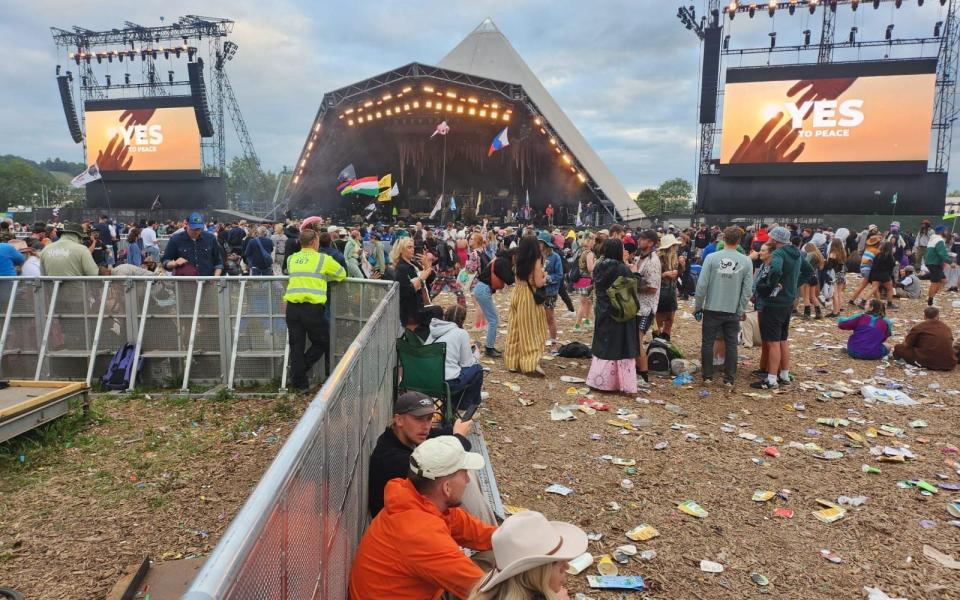 Empty Pyramid stage