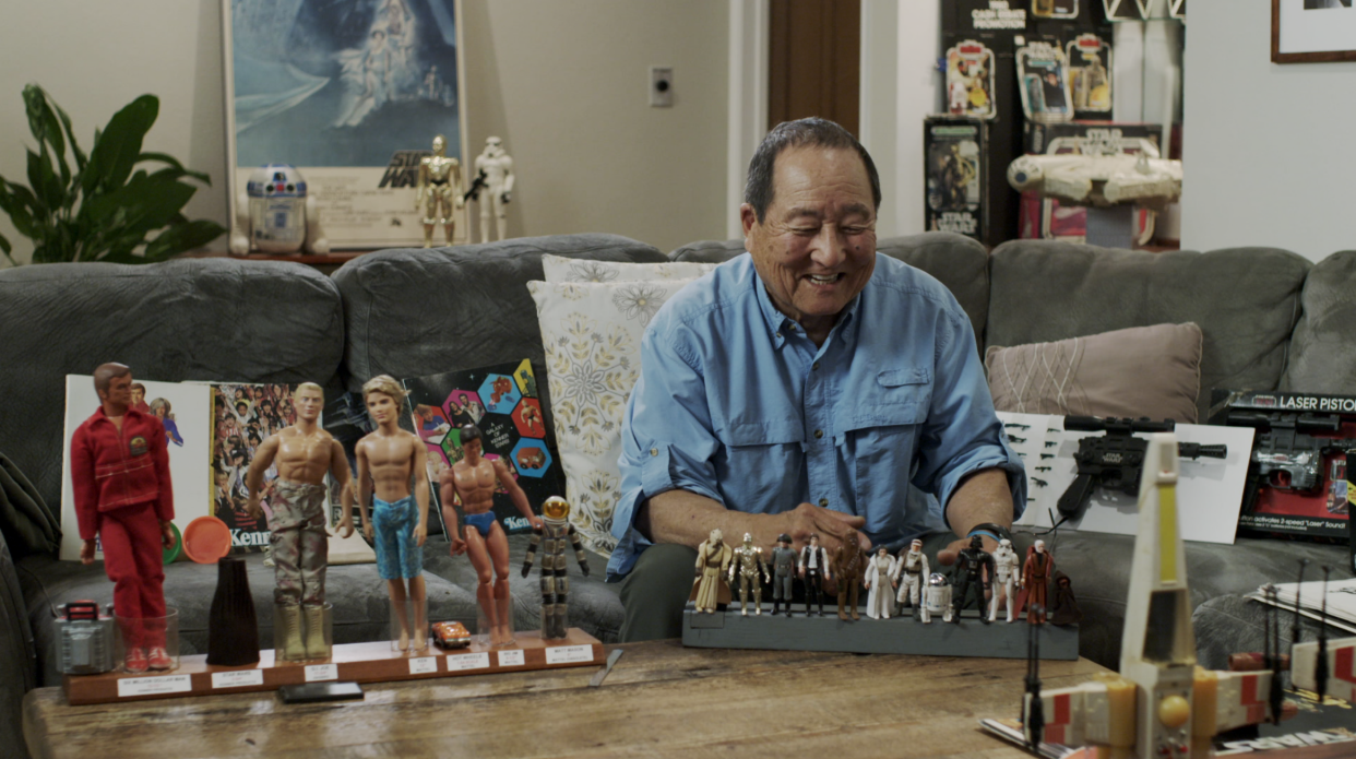 Toy designer Dave Okada in <em>The Toys That Made Us</em>. (Photo: Netflix)