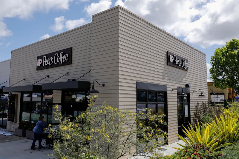 FILE PHOTO: A Peet's coffee shop is shown in Encinitas, California