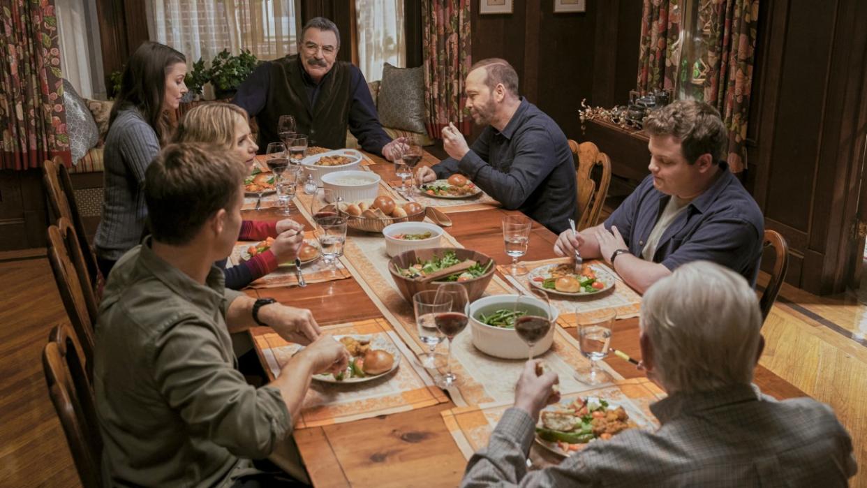  Reagan family dinner in Blue Bloods in Season 13. 