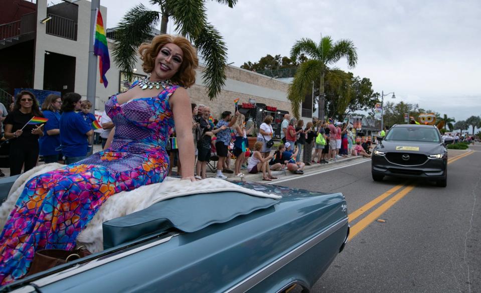 Spectators lined the route Saturday to catch the unique and colorful parade that celebrates LGBTQ culture.