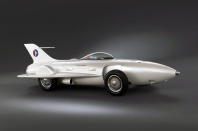 <p>The first of three General Motors <strong>Firebird concepts</strong>, this one featured a <strong>single-stick </strong>control system which dispensed with the steering wheel, accelerator and brake.</p><p>Because it was located in the middle of the car either the driver or passenger could operate it; power came from a <strong>gas turbine </strong>which could be used to power a house via a built-in generator. And just look at it…</p>