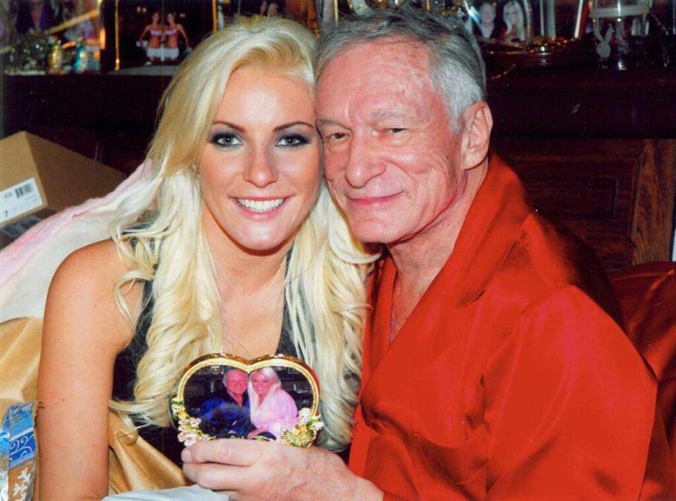 Crystal Hefner, Hugh Hefner, Twitter