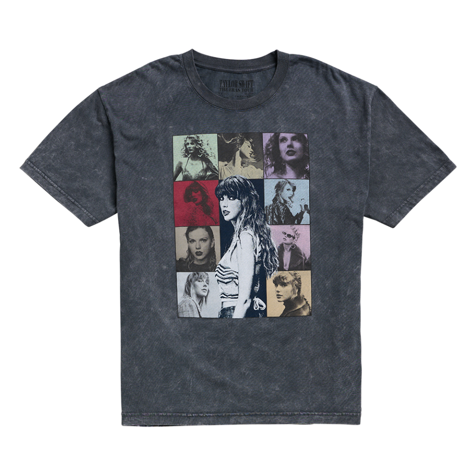 <p><a href="https://store.taylorswift.com/collections/shirts/products/taylor-swift-the-eras-tour-mineral-wash-gray-t-shirt" rel="nofollow noopener" target="_blank" data-ylk="slk:Shop Now;elm:context_link;itc:0;sec:content-canvas" class="link ">Shop Now</a></p><p>The Eras Tour Mineral Wash Gray T-Shirt</p><p>$45.00</p><p>taylorswift.com</p>