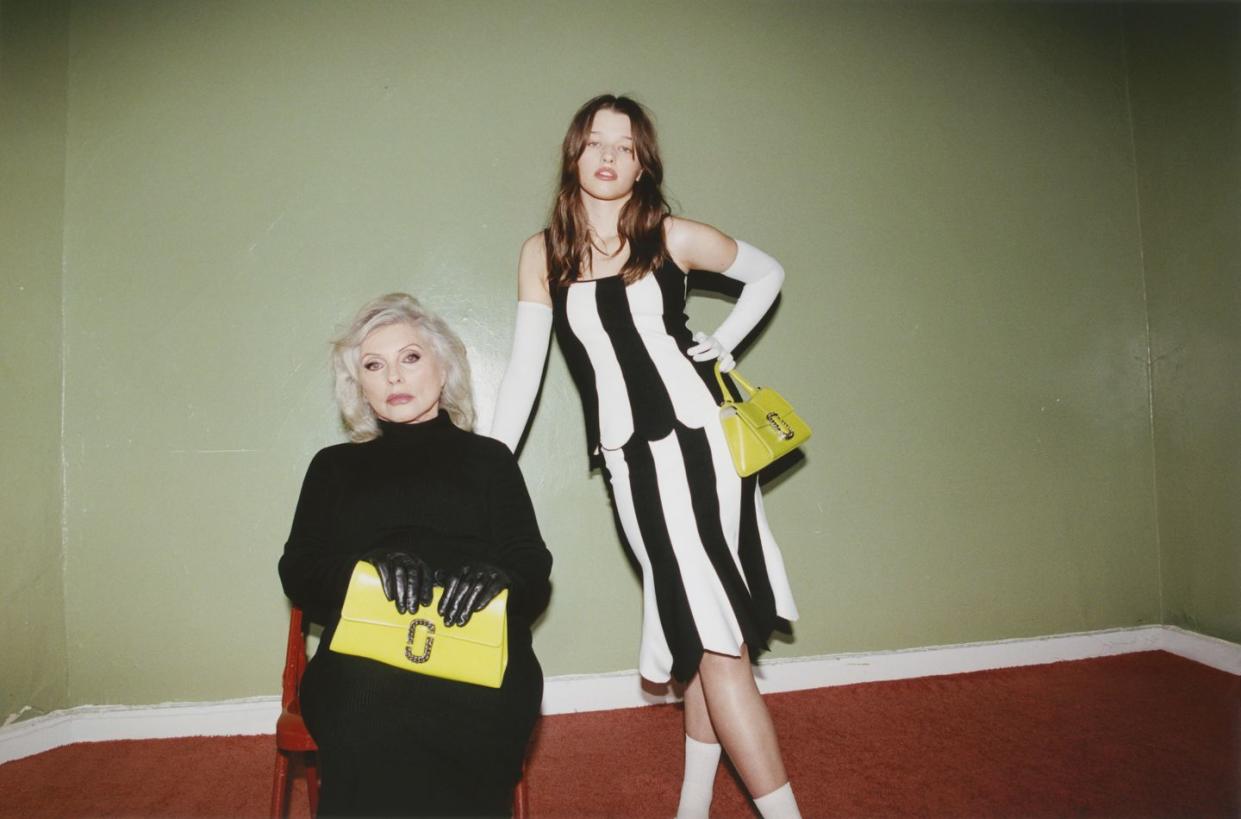 debbie harry and ever anderson marc jacobs st marc bag campaign