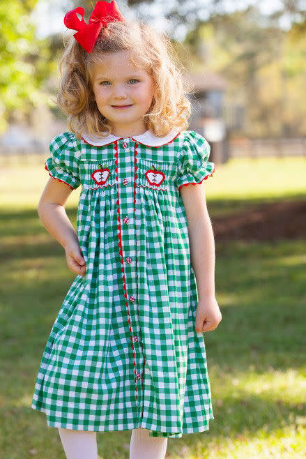 Apple Chest Smocked Dress