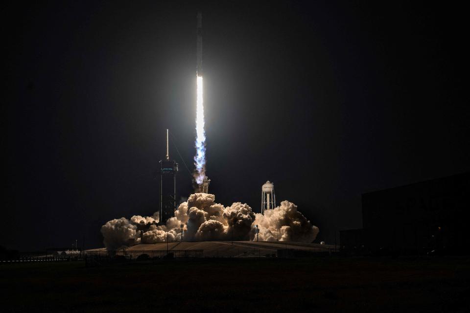 March 2, 2023: The SpaceX Falcon 9 rocket with the company's Crew Dragon spacecraft lifts off from pad 39A for the Crew-6 mission at NASA's Kennedy Space Center in Cape Canaveral, Florida.