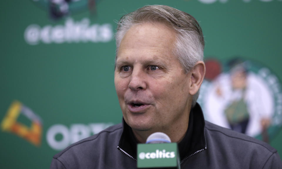 塞爾蒂克前總管Danny Ainge (AP Photo/Charles Krupa)