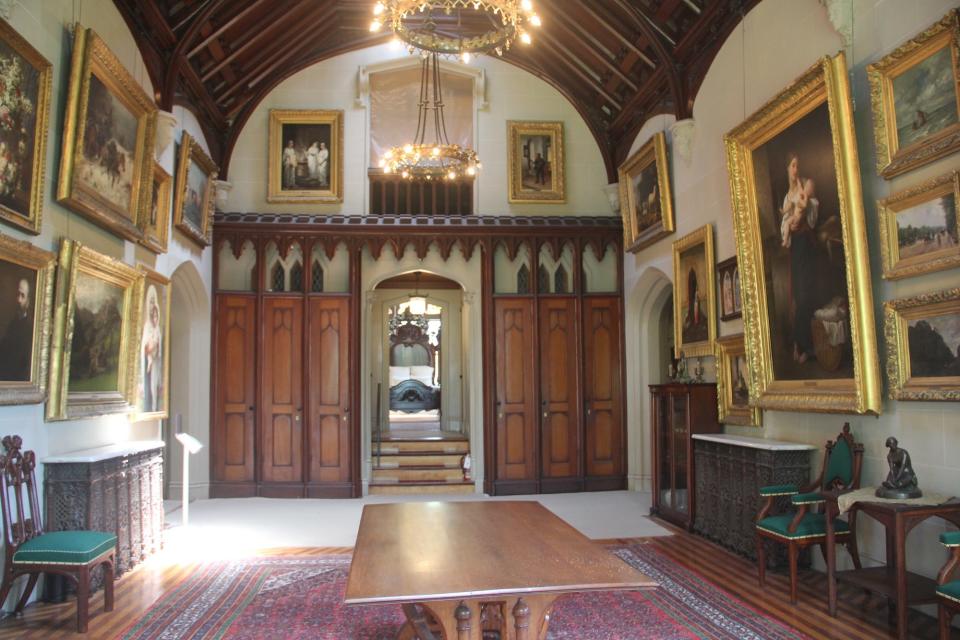 The art gallery at Lyndhurst Mansion.
