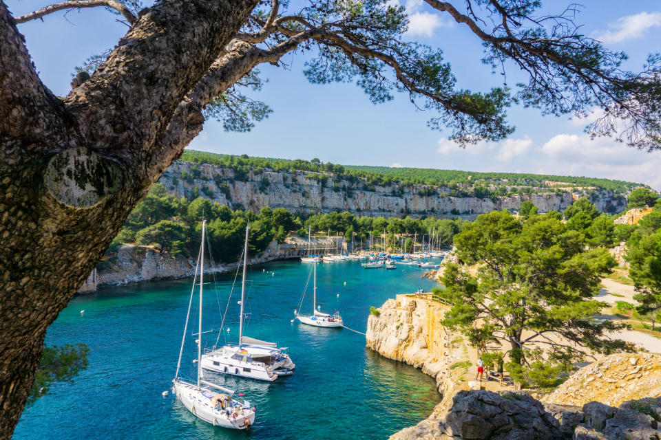 Les fameuses calanques 