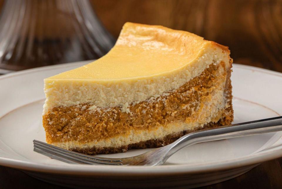 Layered Pumpkin Cheesecake