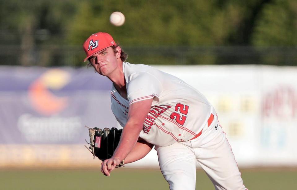 Kyle Percival and the Andrew Jackson baseball team take on Gray Collegiate in the Class 2A state championship. The third and final game of the series was played Saturday, May 28, 2022 at Francis Marion University’s Cormell Field.