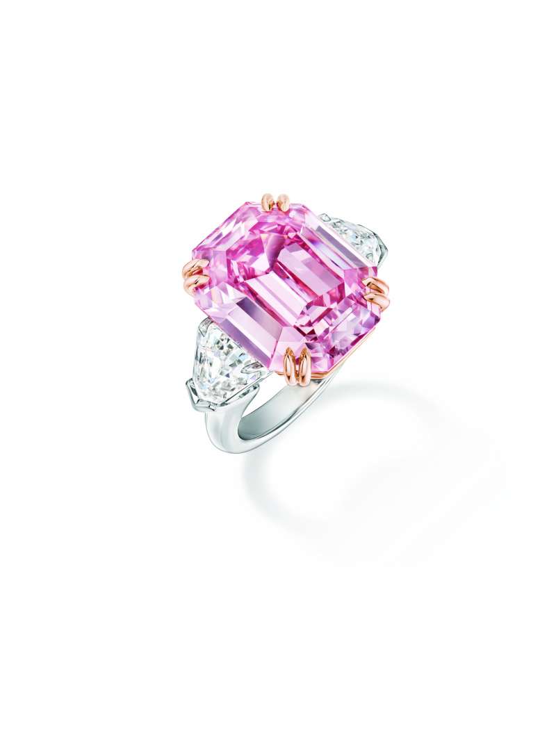 The Winston Pink Legacy粉鑽戒指（圖/Harry  Winston）