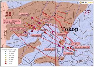 Surface Rock and Chip Channel Sampling Highlights Map