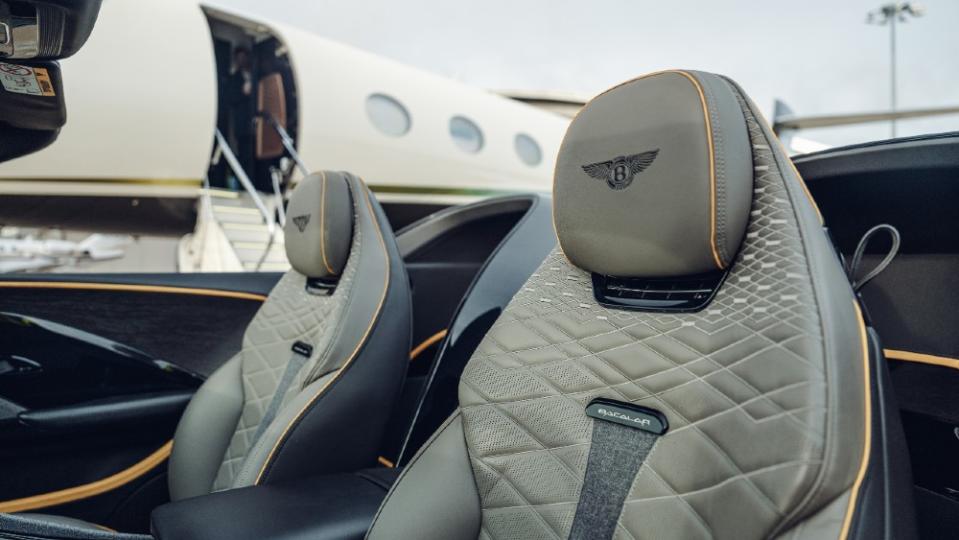 The new Flexjet Sikorsky has an interior reminiscent of a Bentley Mullinar.