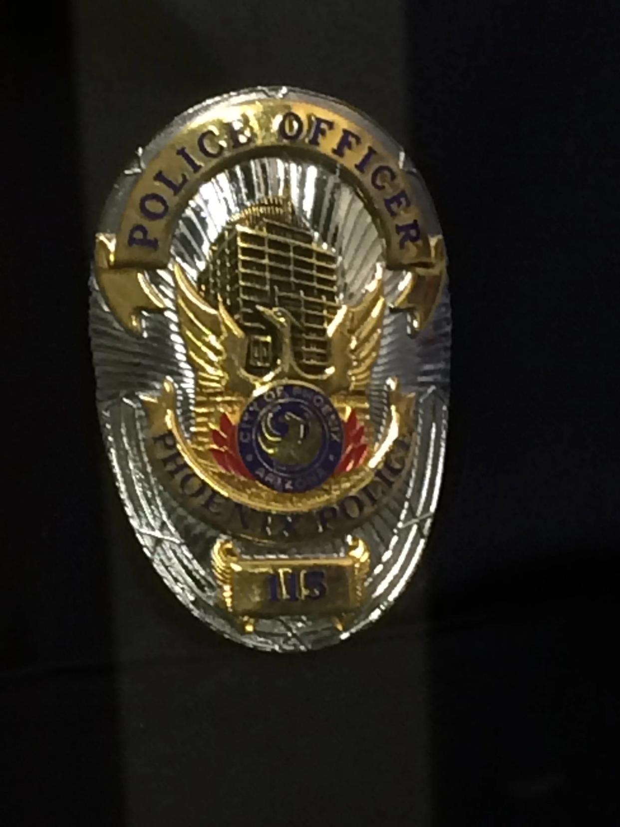 Phoenix police badge.