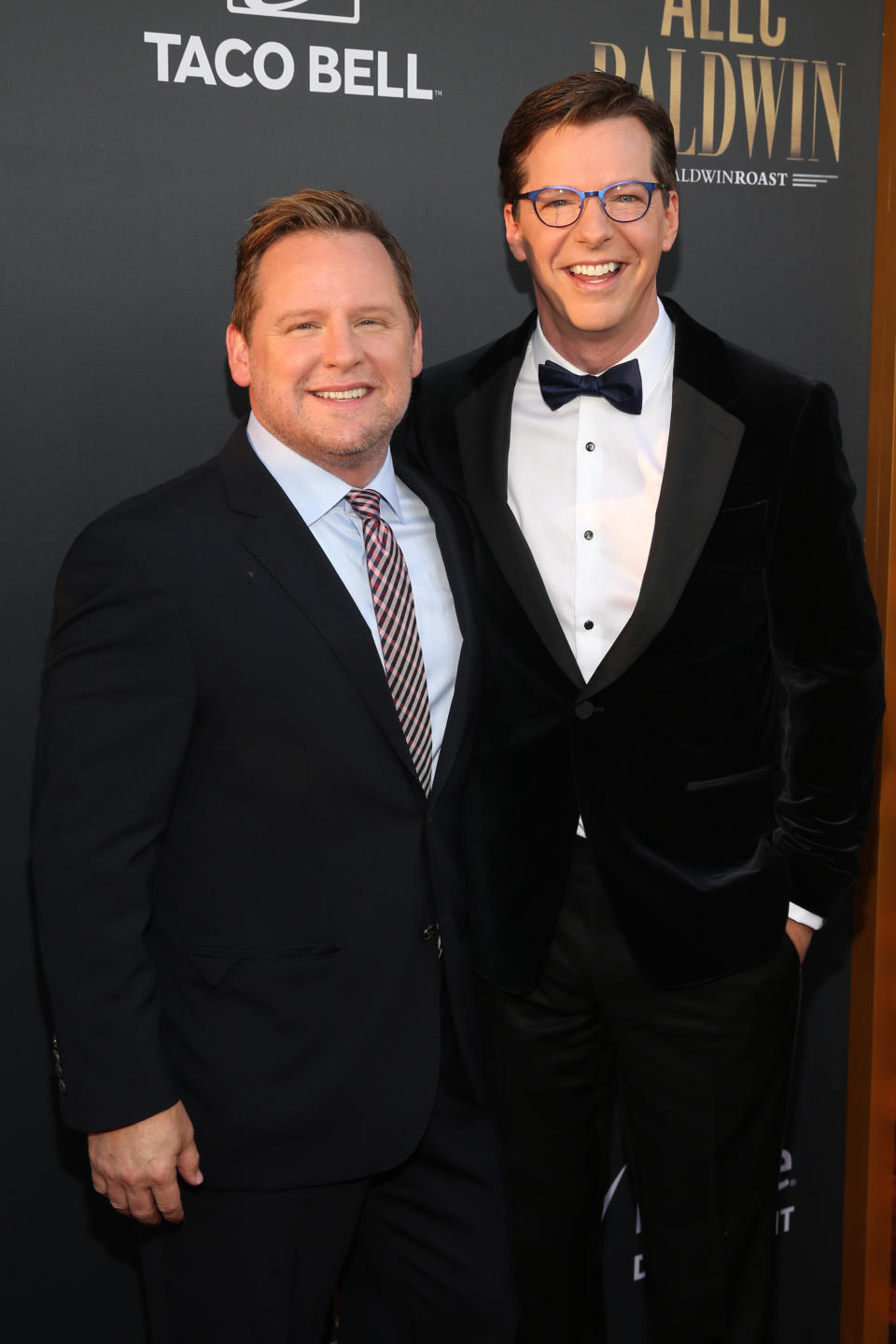 Scott Icenogle and Sean Hayes at an event