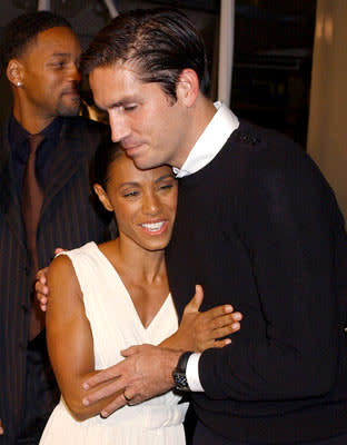 Jada Pinkett-Smith and James Caviezel at the Hollywood premiere of Universal Pictures' Ray