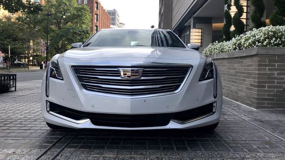 The 2018 Cadillac CT6 looks pretty mean for a family car.