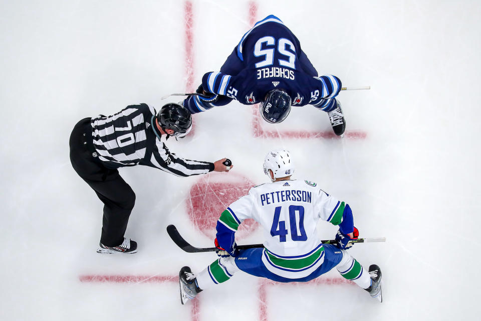 The Jets and Canucks are in the same tier to begin the new NHL season. (Photo by Darcy Finley/NHLI via Getty Images)