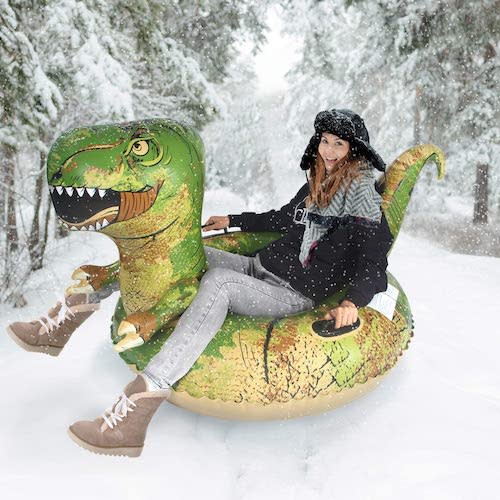 FindUWill Dinosaur Snow Tube