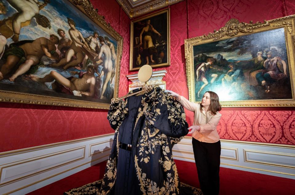 The dress worn by Lizzo at the Met Gala in 2022 in the King’s Gallery  (Thom Browne)