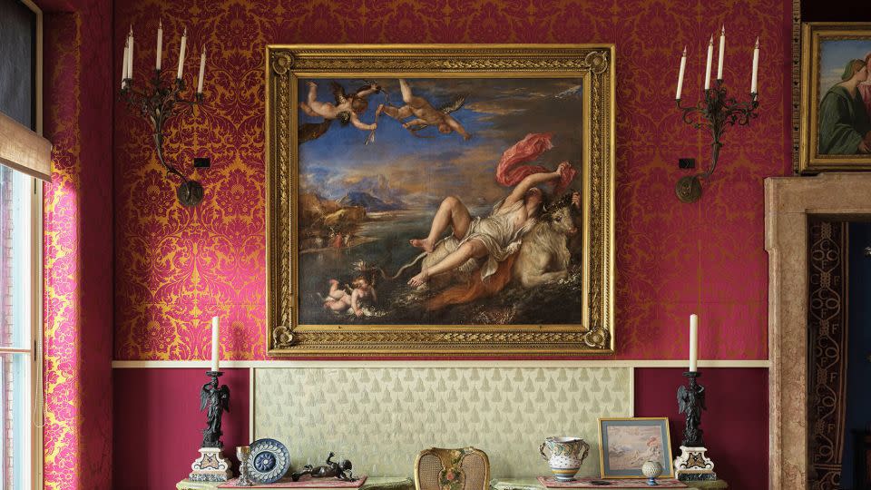 "The Rape of Europa," housed in the Titian Room of the Isabella Stewart Gardner Museum in Boston, is thought to be the museum's most valuable work, yet it was left behind by theives. - Sean Dungan/Courtesy Isabella Stewart Gardner Museum, Boston