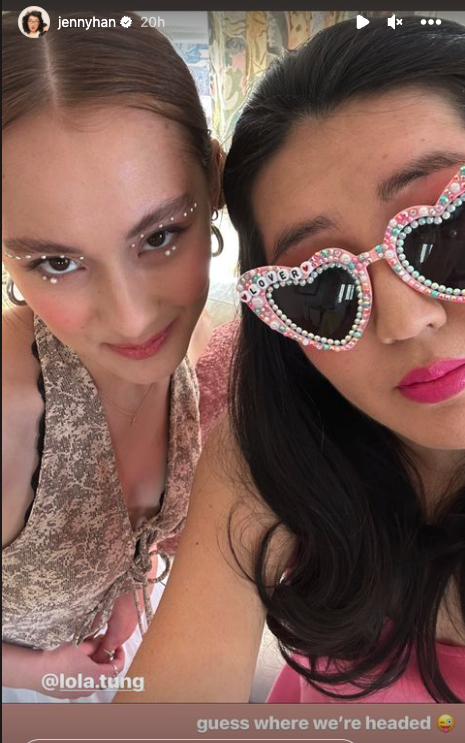 Lola Tung and Jenny Han. (@jennyhan / Instagram
)