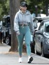 <p>Rita Ora goes incognito on Tuesday for a jog in London.</p>