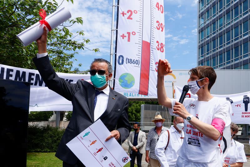 Extinction Rebellion demonstrate in Geneva