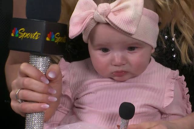 <p>NBC Olympics/Instagram</p> Tara Lipinski's daughter Georgie.