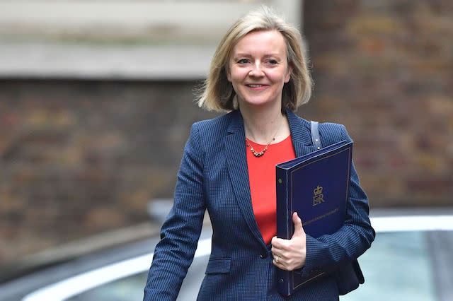 Lord Chancellor Liz Truss arrives in Downing Street, London, as Prime Minister Theresa May chairs a pre-Budget Cabinet meeting. PRESS ASSOCIATION Photo. Picture date: Wednesday March 8, 2017. See PA story BUDGET Main. Photo credit should read: Dominic Lipinski/PA Wire