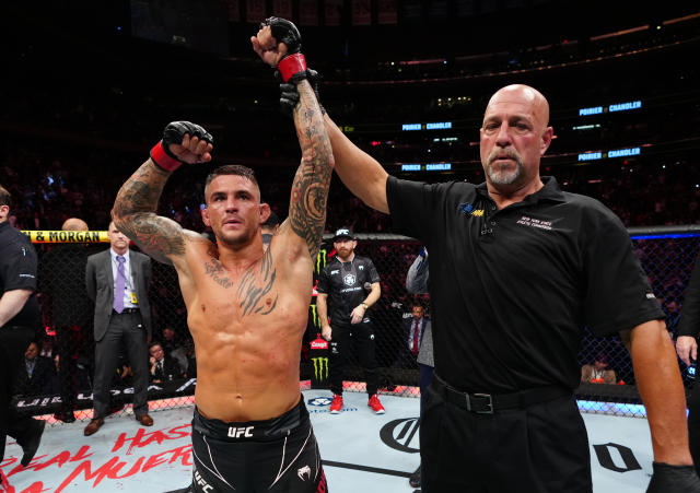 UFC 291: With his MMA mindset, Dustin Poirier learns a little defense goes  a long way - Yahoo Sports