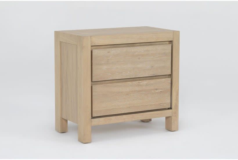 <p><a href="https://www.livingspaces.com/pdp-voyage-2-drawer-nightstand-by-nate-berkus-jeremiah-brent-313375" rel="nofollow noopener" target="_blank" data-ylk="slk:Shop Now;elm:context_link;itc:0;sec:content-canvas" class="link ">Shop Now</a></p><p>Voyage 2-Drawer Nightstand By Nate Berkus + Jeremiah Brent</p><p>livingspaces.com</p><p>$495.00</p>