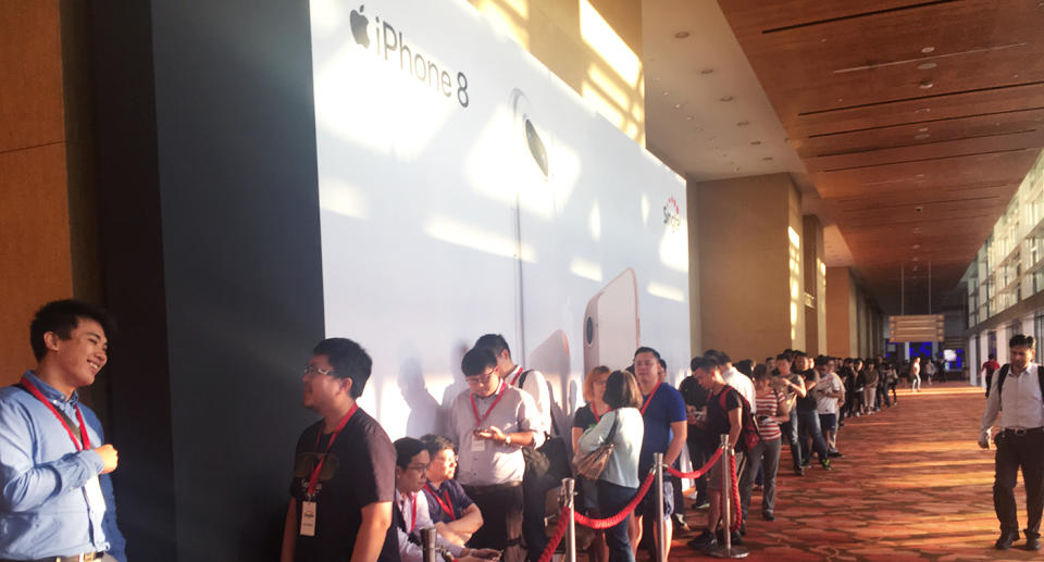 Singtel’s iPhone 8 launch event