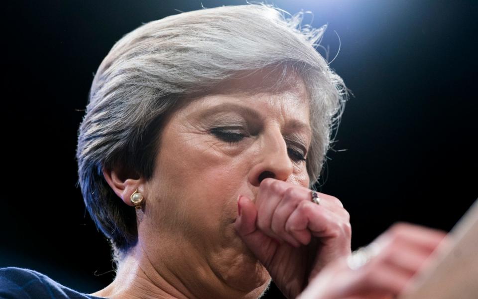 The uncertainty surrounding Theresa May has pulled down the pound - Geoff Pugh for the Telegraph