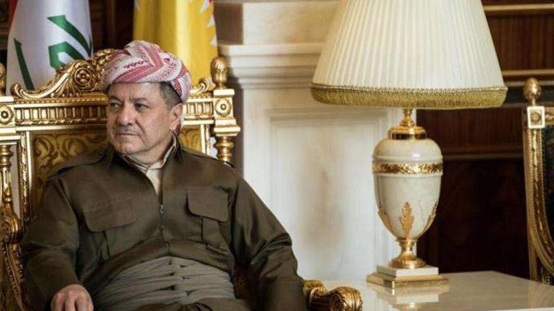 伊拉克庫德自治區主席巴爾札尼，堅持不推遲庫德族獨立公投。（美聯社）