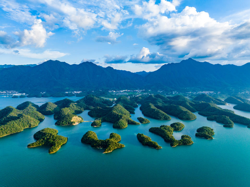 Lago de Qiandao, donde se esconde la enigmática ciudad de Shicheng. Foto: Getty Creative