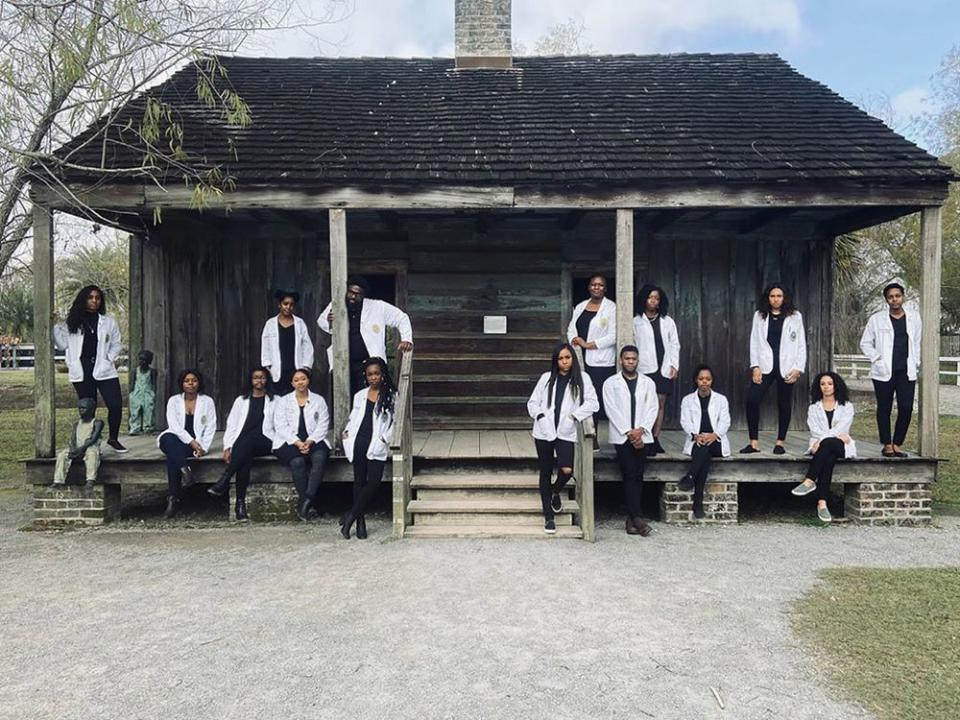 Bottom Row (L-R): Adedoyin Johnson, Christen Brown, Rachel Trusty, Jasmine Taylor, Rachel Turner, Jean Lafontant, Alexandria Jones, Jessica Mecklosky; Top Row (L-R): Sydney Labat, Tianna Roddy, Russell Ledet, Carrie Crook, Jasira Ziglar, Tivona Batieste, Mashli Fleurestil | Sydney Labat