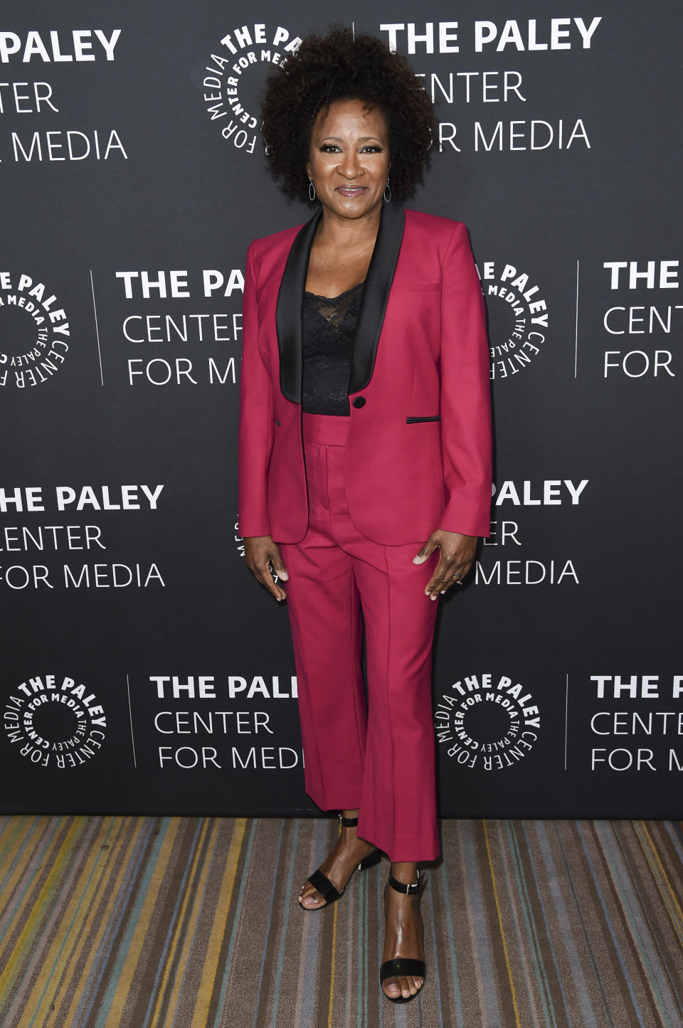 FILE - In this Thursday, Oct. 12, 2017 file photo, Wanda Sykes attends Paley Center's LA Gala Celebrating Women in Television at the Beverly Wilshire Hotel in Beverly Hills, Calif. “All in the Family” and “The Jeffersons” with stars including Woody Harrelson, Marisa Tomei, Jamie Foxx and Sykes, are coming back to TV, live and for one night only. Norman Lear, who created “All in the Family” and “The Jeffersons,” and Jimmy Kimmel will host the prime-time special airing live May 22, 2019, on ABC. (Photo by Richard Shotwell/Invision/AP, File)