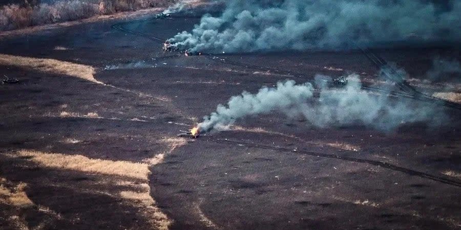 Destroyed Russian equipment near Avdiivka