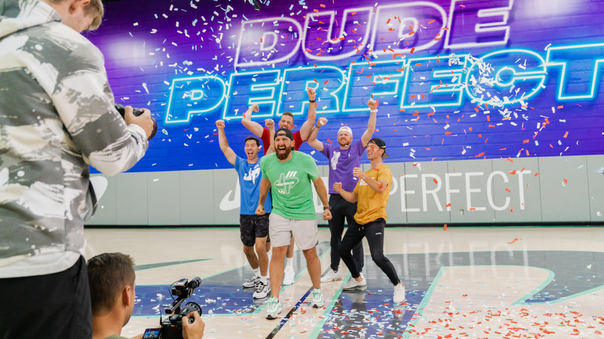 How Dude Perfect turned a trick-shot   channel into a sports