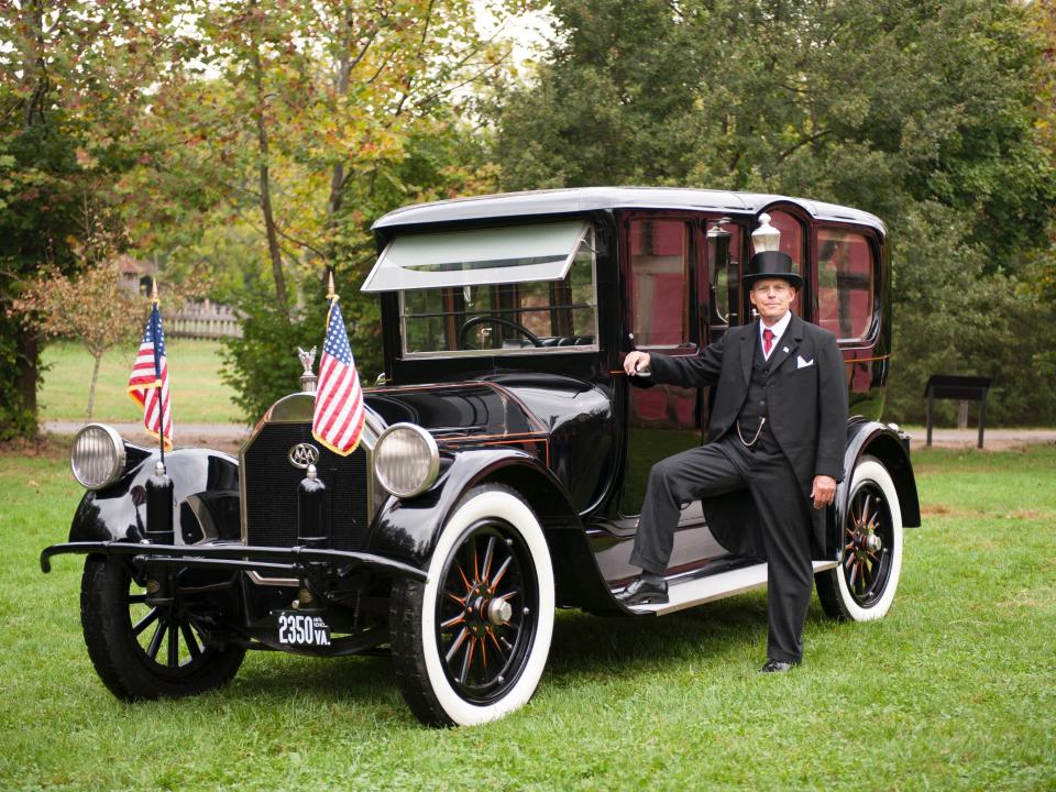 Judd Bankert is retiring from his role portraying President Woodrow Wilson.